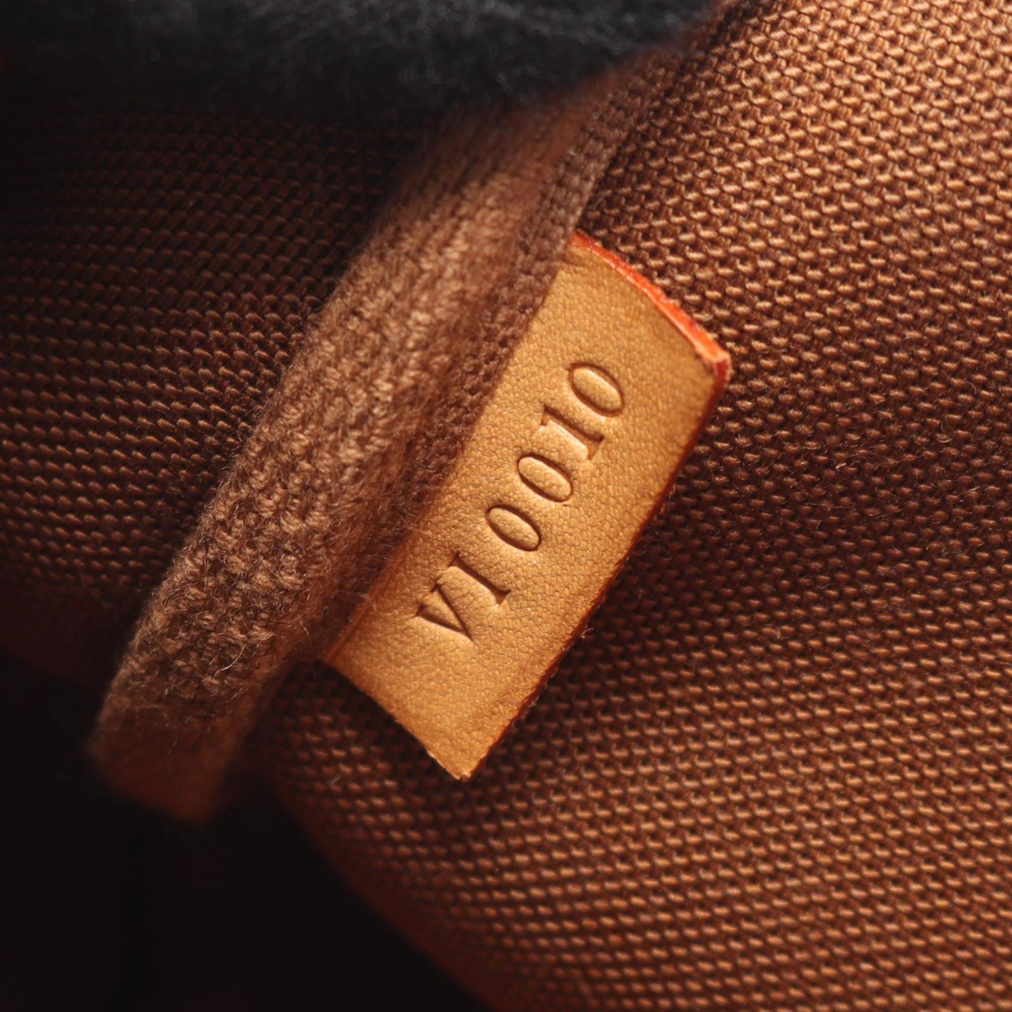 Louis Vuitton Brown Coated Canvas Pvc Monogram Leather Handbag