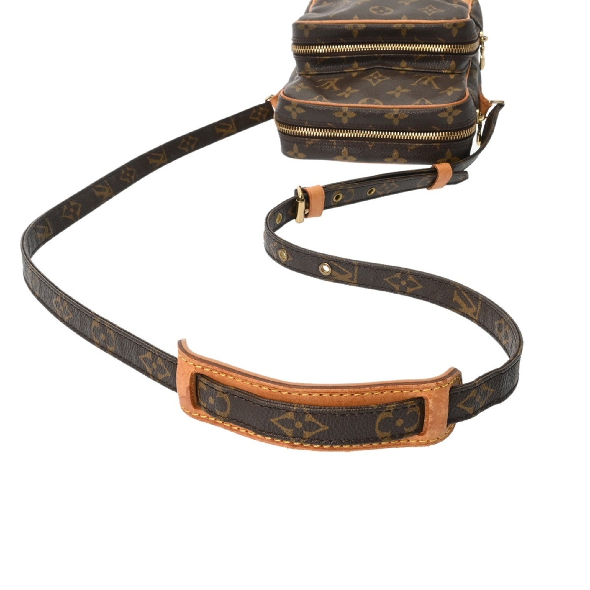 Louis Vuitton Brown Monogram Canvas Shoulder Bag
