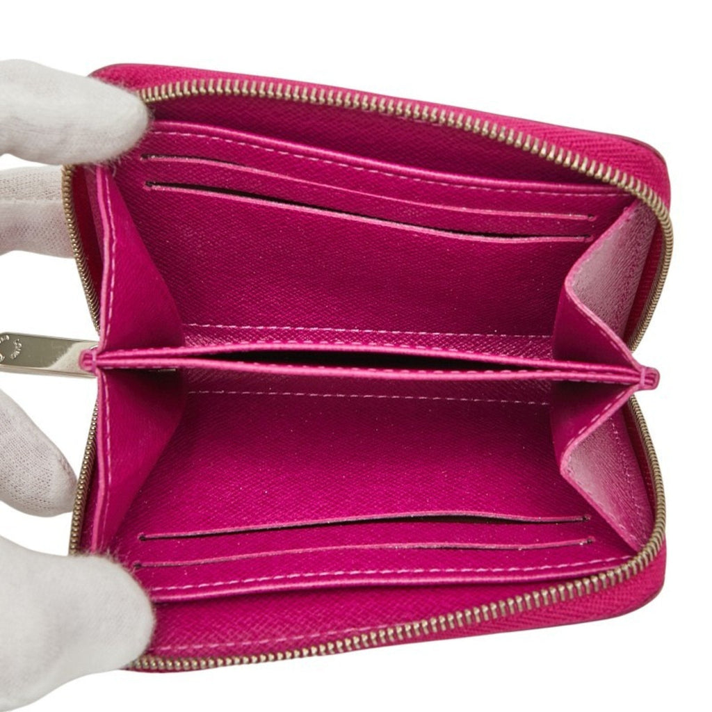 Louis Vuitton Grenade Purple Leather Coin Purse/Coin Case