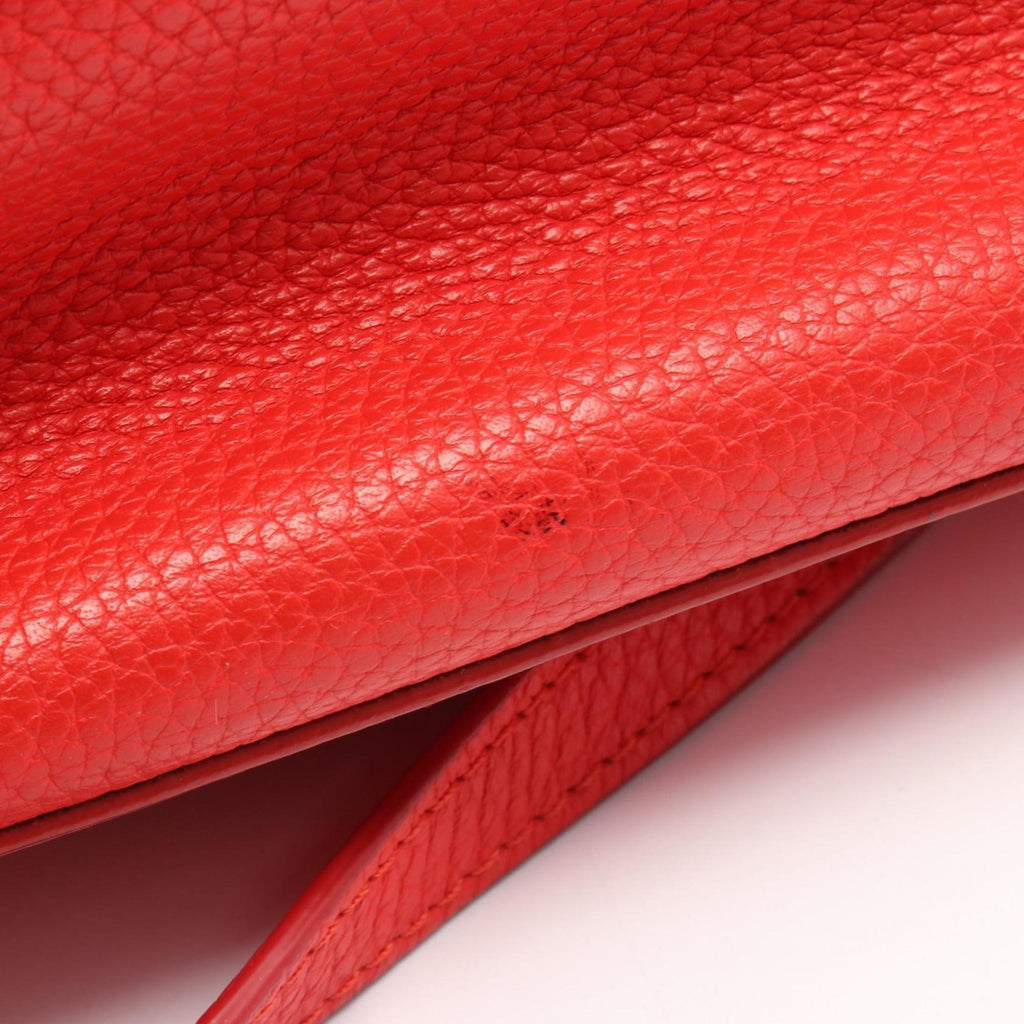Louis Vuitton Red Color Leather Handbag