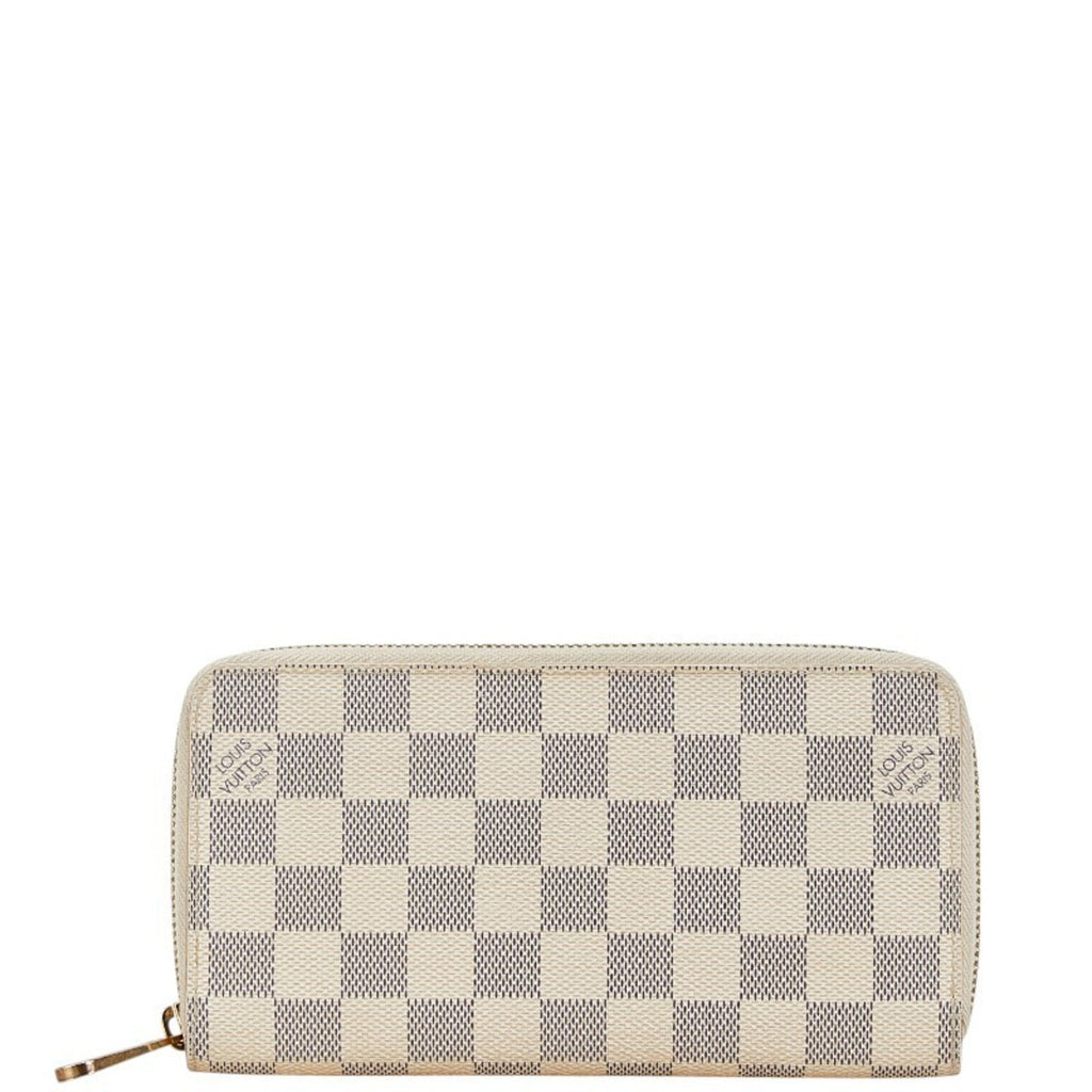 Louis Vuitton White Damier Azur Long Wallet