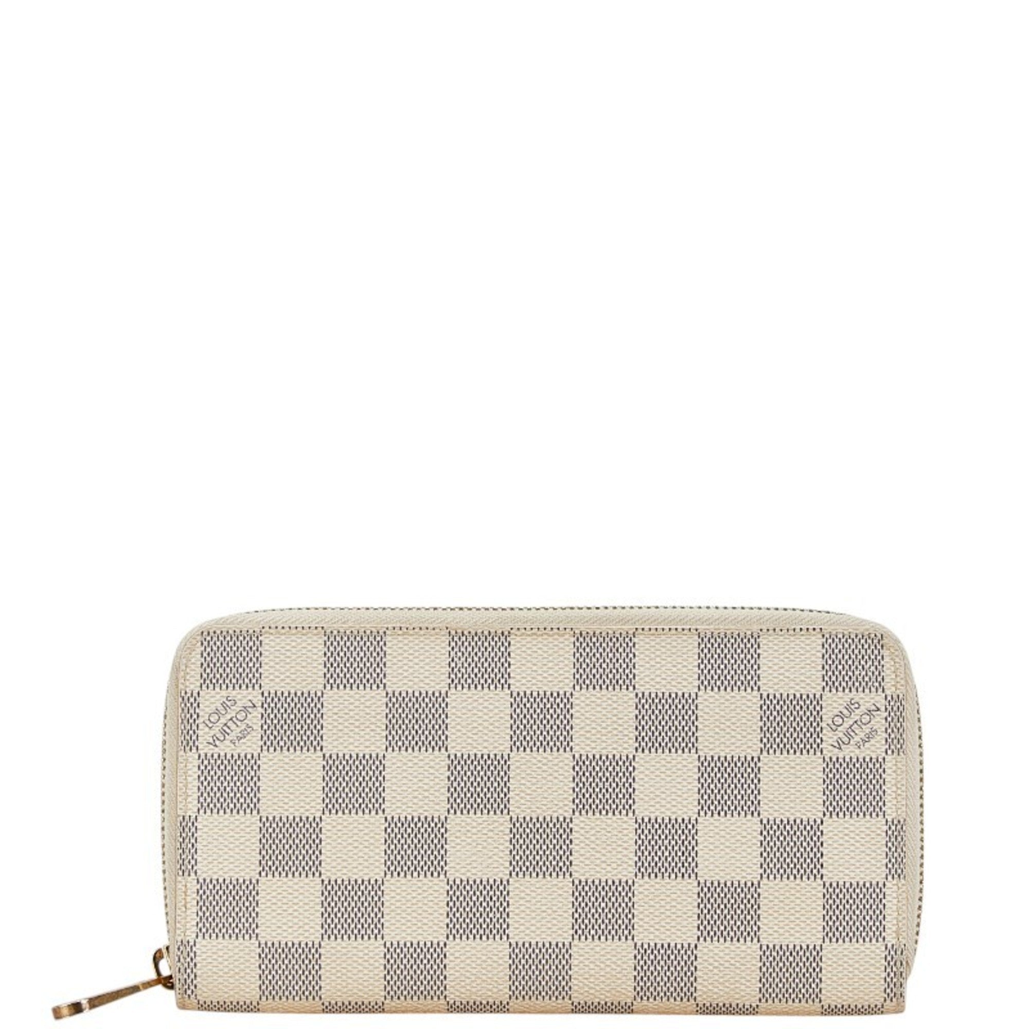Louis Vuitton White Damier Azur Long Wallet