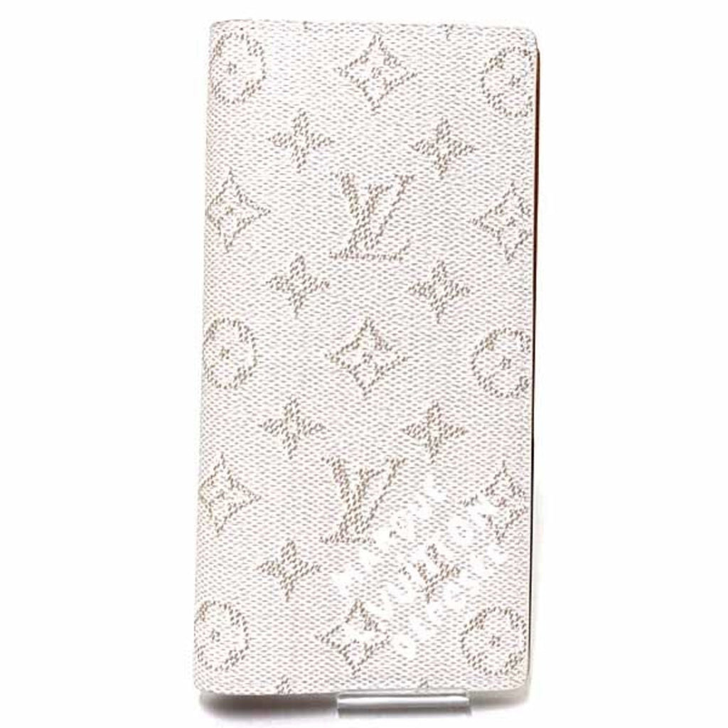 Louis Vuitton Monogram White Leather Long Wallet