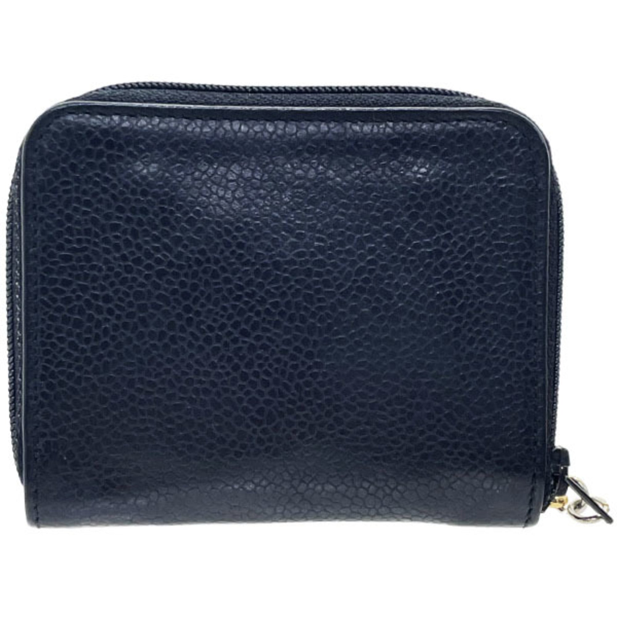Chanel Black Grained Calfskin Coin Purse/Coin Case