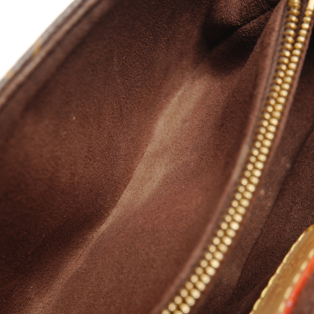 Louis Vuitton Brown Monogram Pochette Shoulder Bag