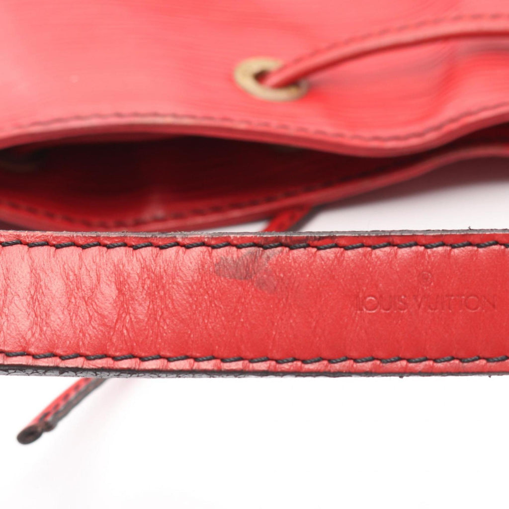 Louis Vuitton Castilian Red Red Color Leather Shoulder Bag