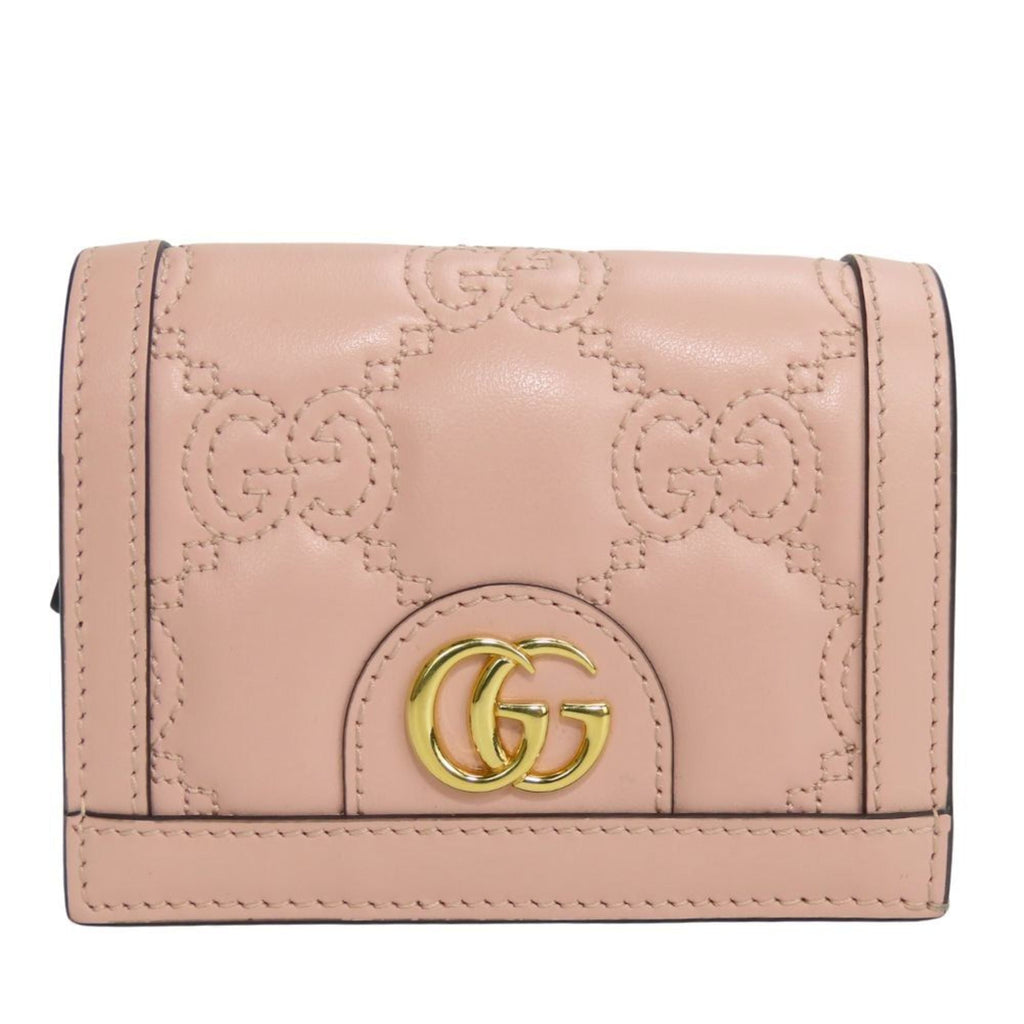 Gucci Pink Leather Wallet (Bi-Fold) (Pre-Owned)