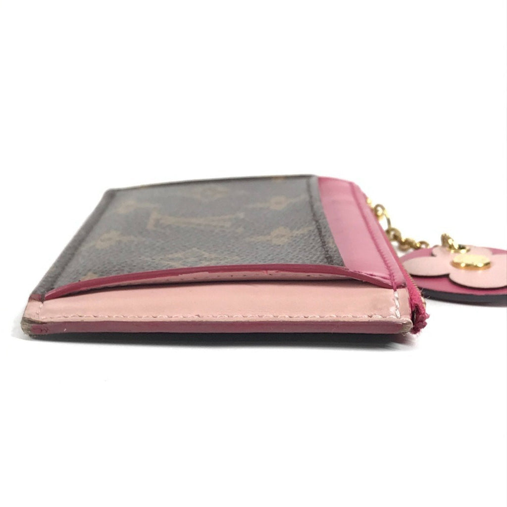 Louis Vuitton Brown Monogram Pink Monogram Coin Purse/Coin Case