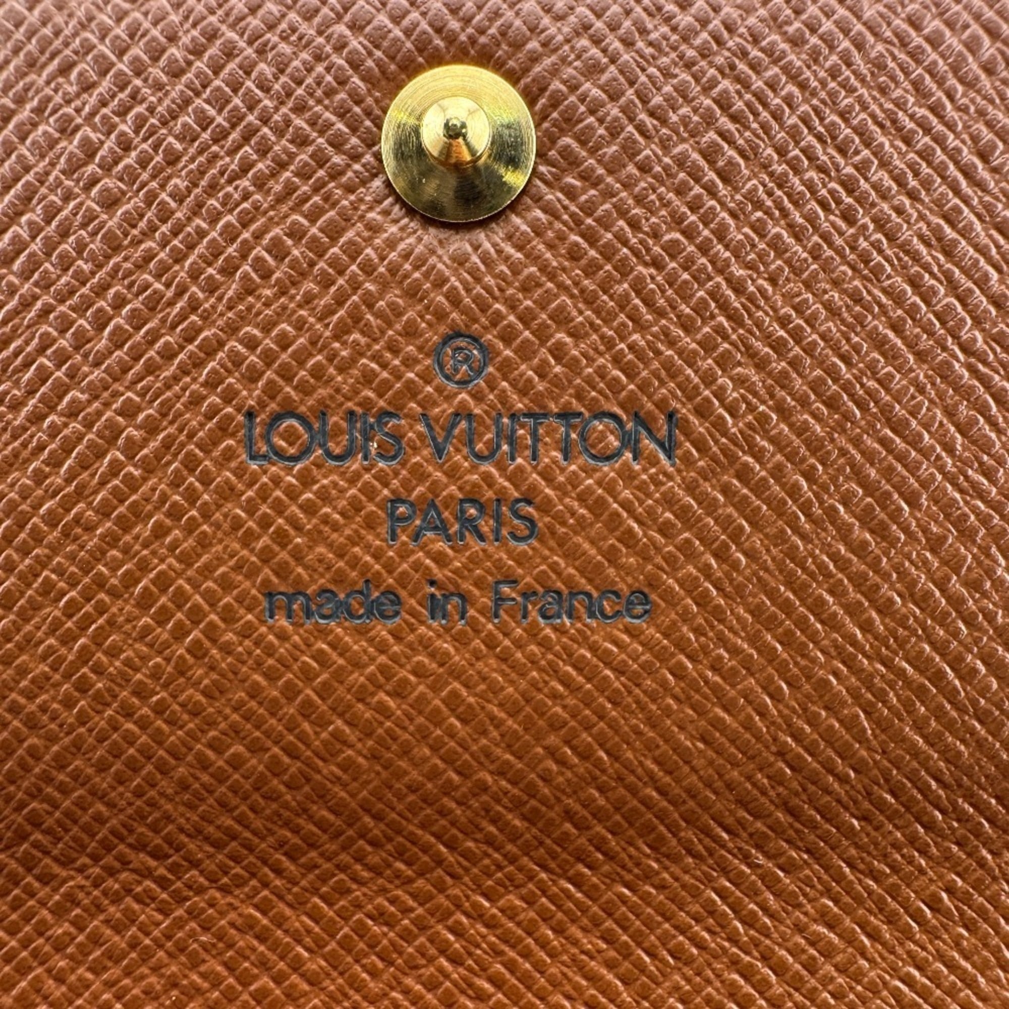 Louis Vuitton Monogram Brown Leather Long Wallet