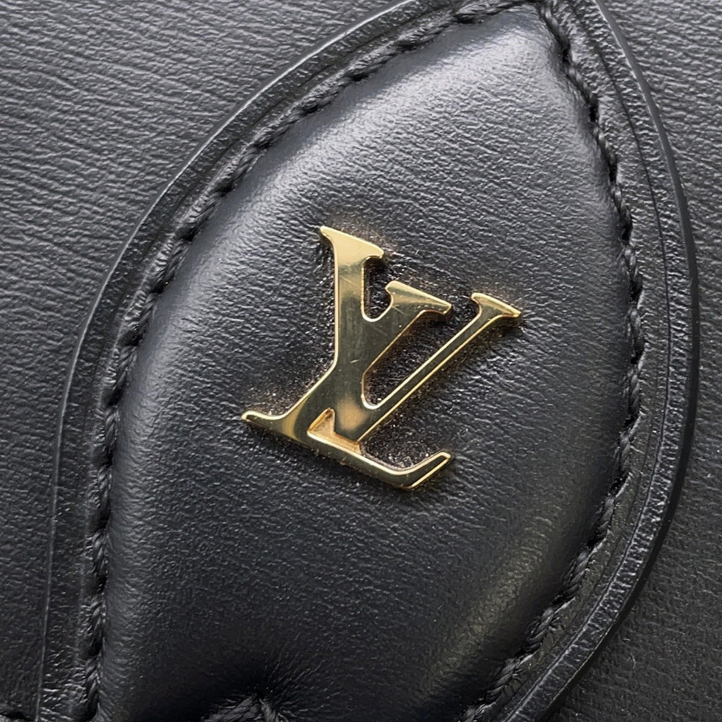 Louis Vuitton Noir Leather Shoulder Bag