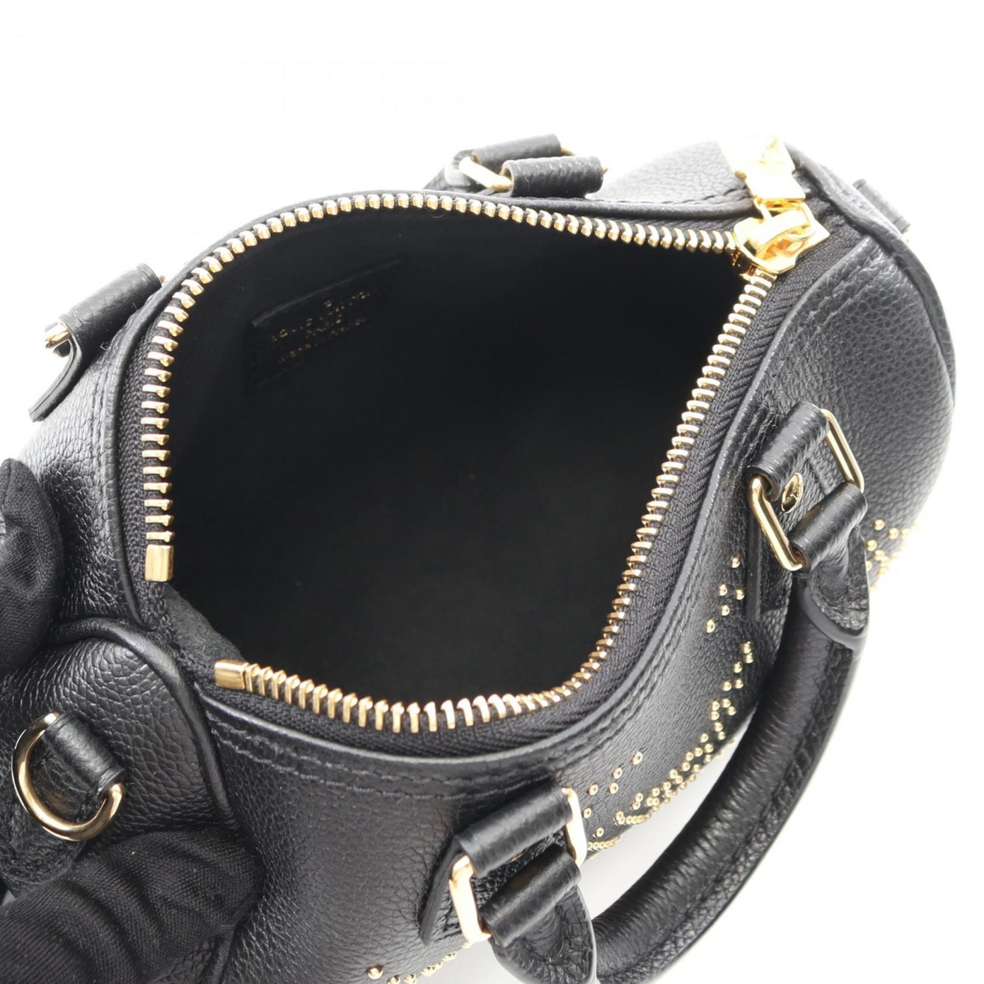 Louis Vuitton Black Leather Handbag