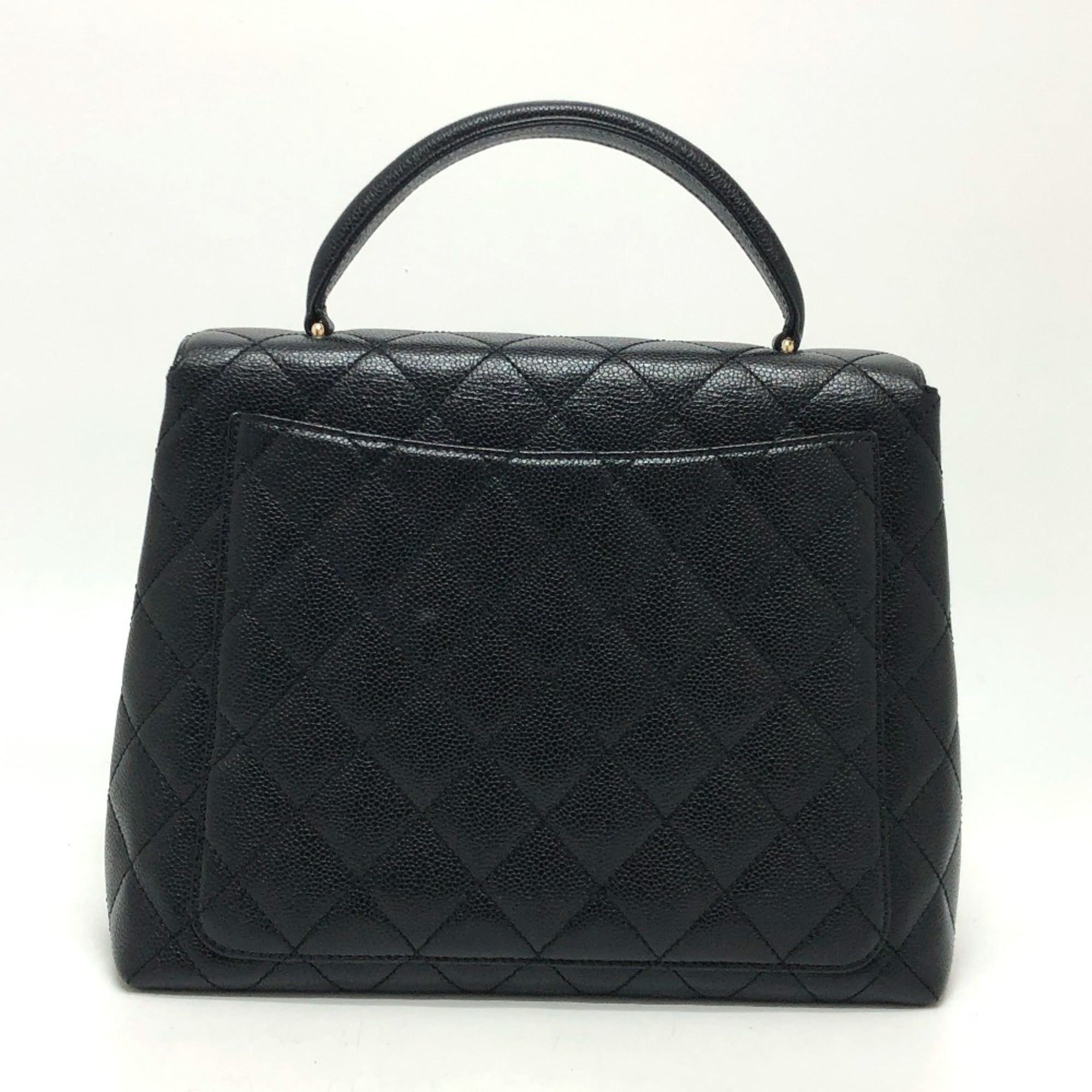 Chanel Black Leather Handbag