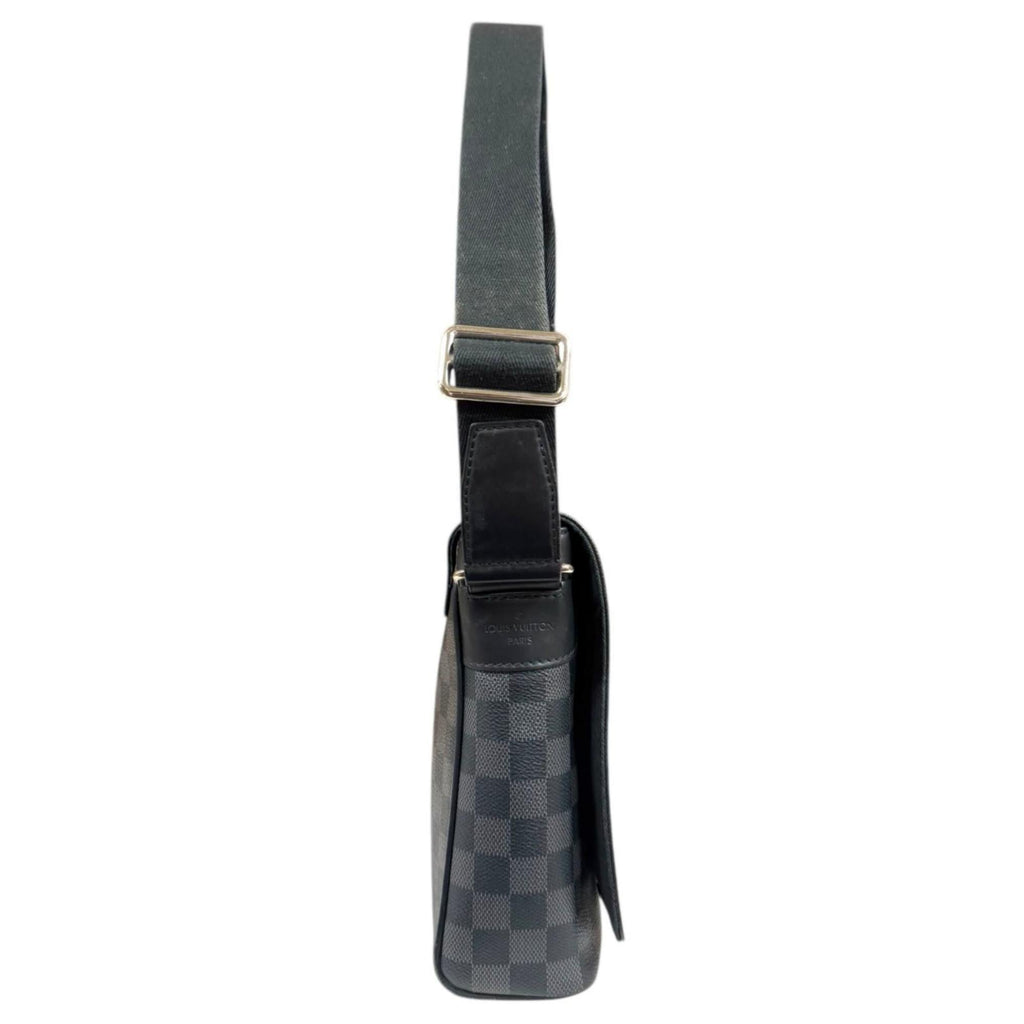 Louis Vuitton Black Gray Or Damier Graphite Shoulder Bag
