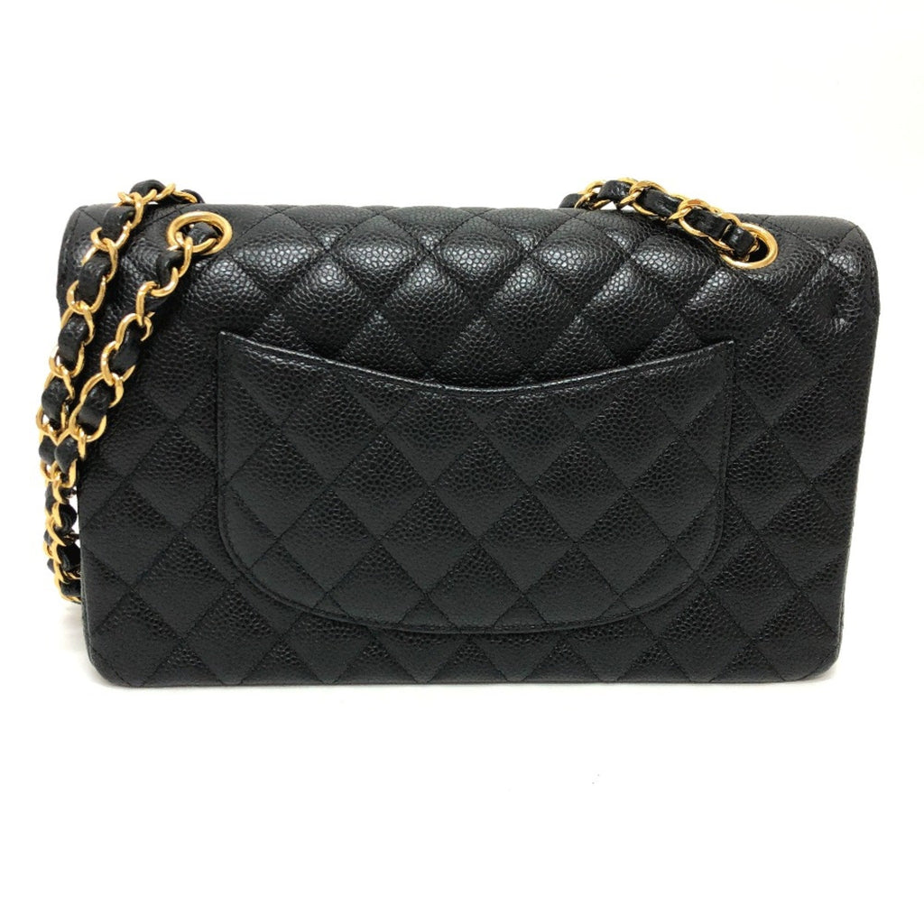 Chanel Black Leather Shoulder Bag