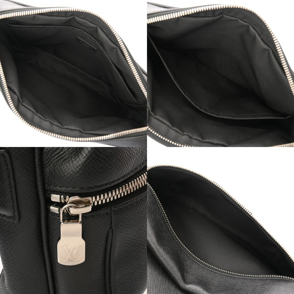Louis Vuitton Noir Leather Shoulder Bag