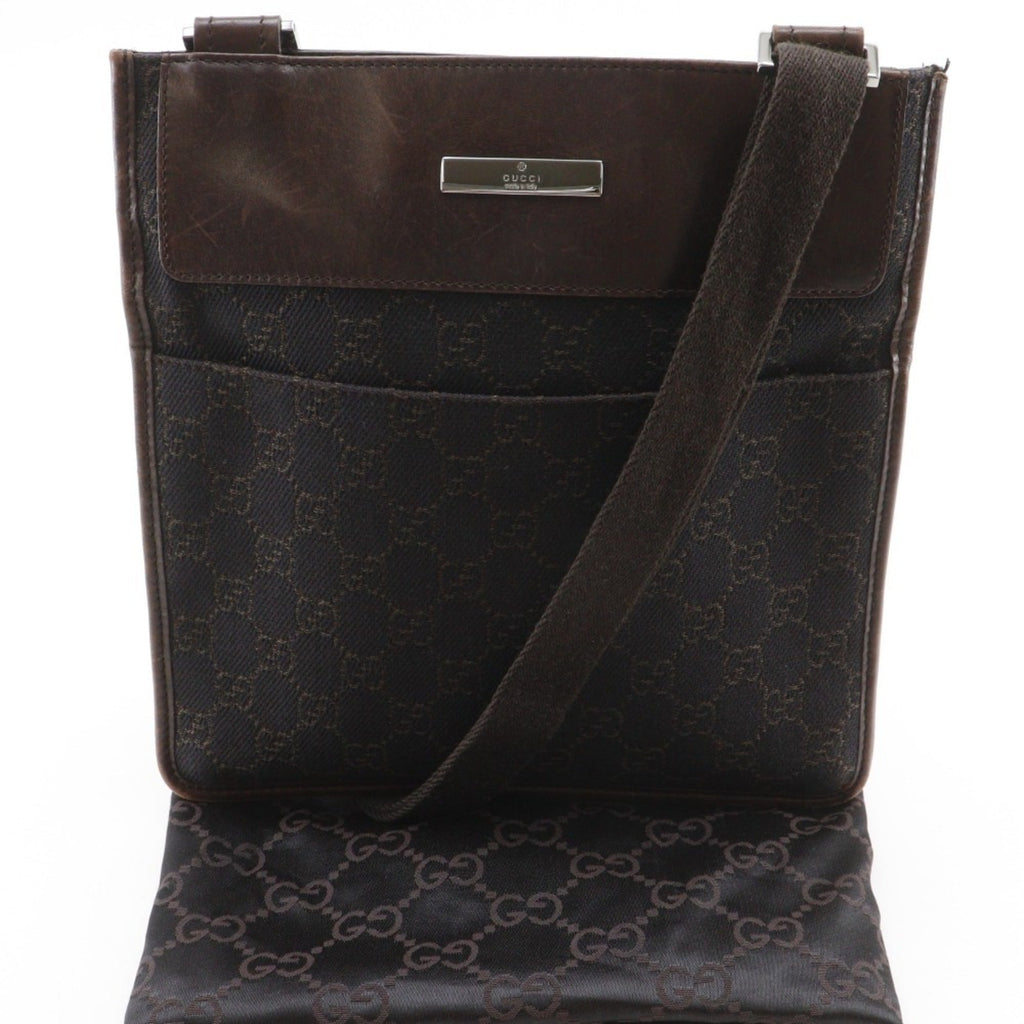 Gucci Brown Gg Canvas Shoulder Bag (Pre-Owned)