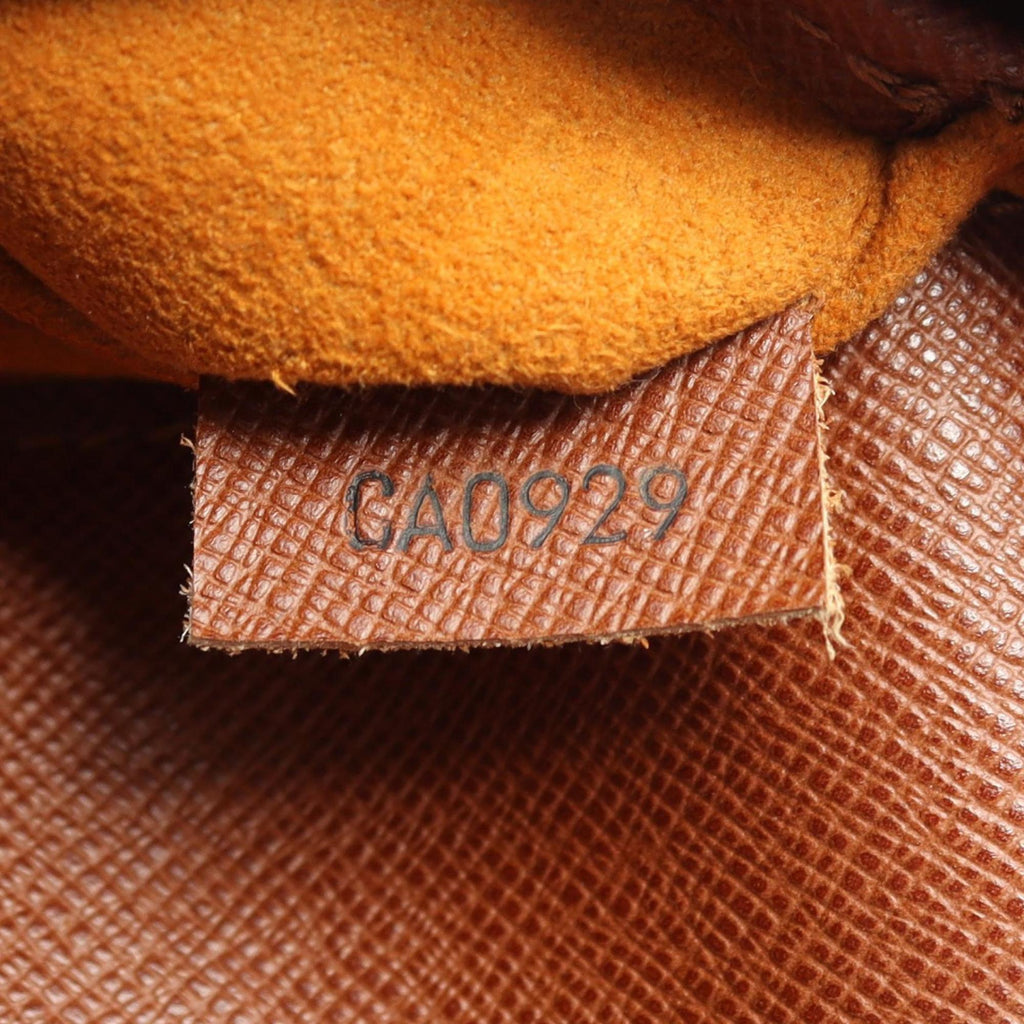 Louis Vuitton Brown Monogram Coated Canvas Leather Handbag Shoulder Bag