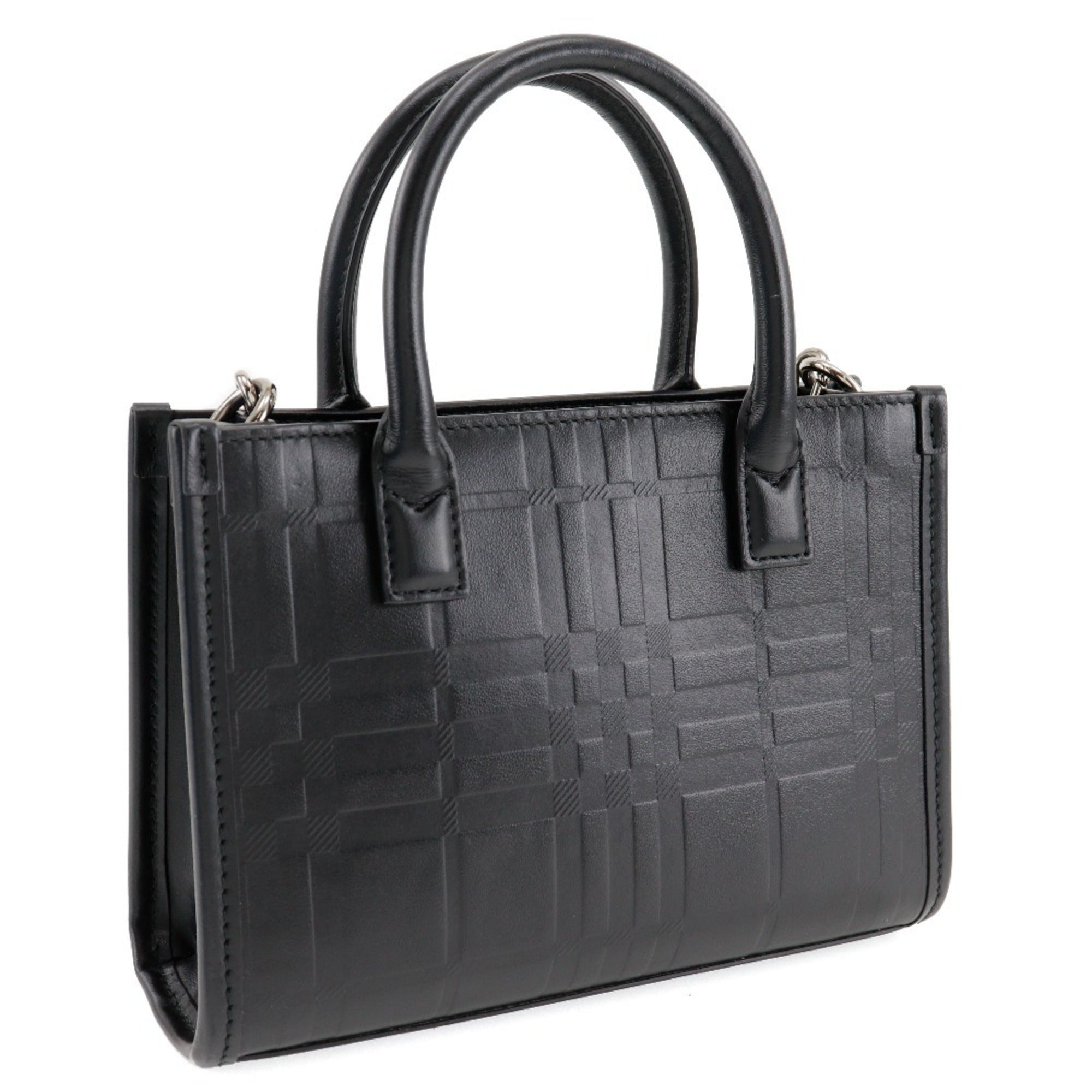 Burberry Black Leather Handbag