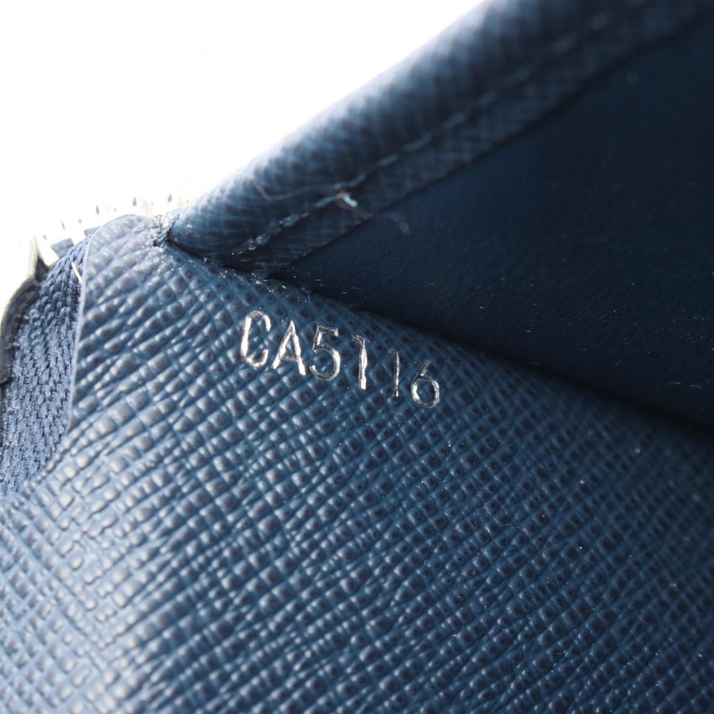 Louis Vuitton Navy Leather Long Wallet