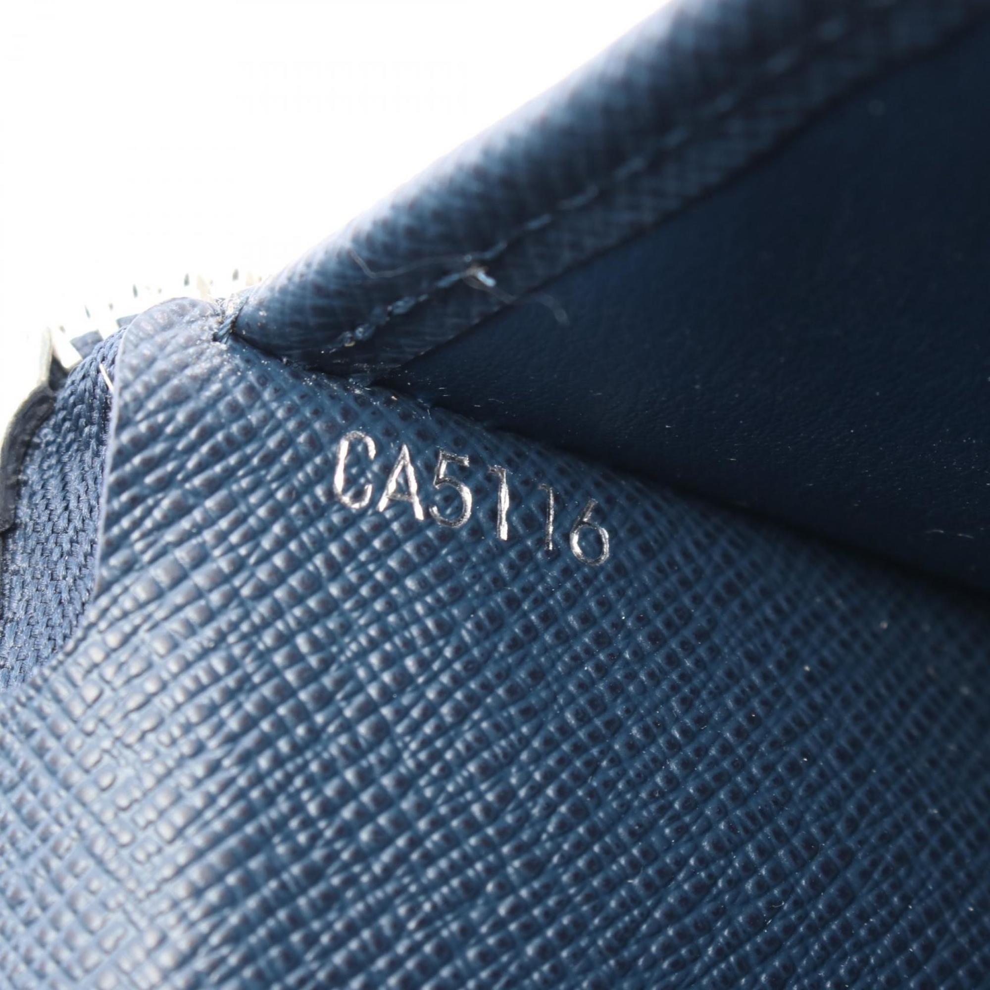 Louis Vuitton Navy Leather Long Wallet