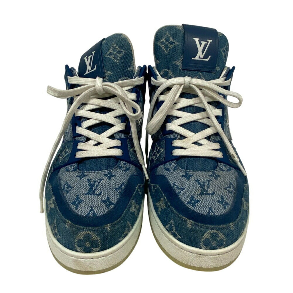 Louis Vuitton Blue White Sneakers