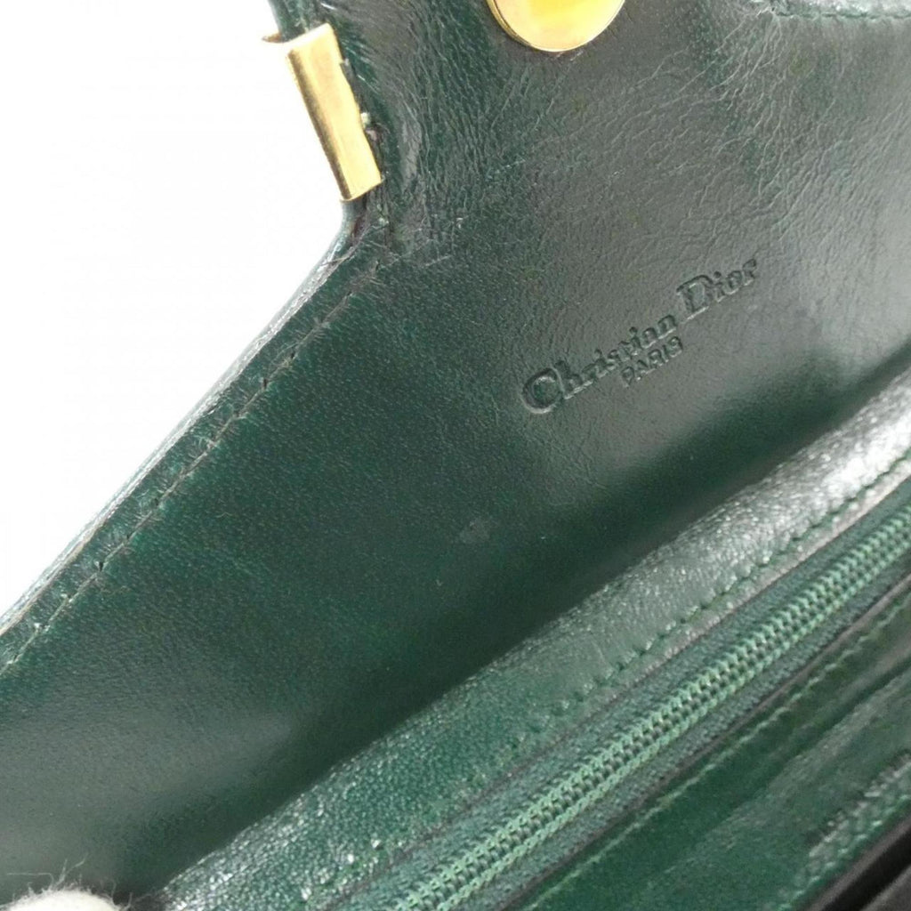 Christian Dior Green Leather Handbag (Pre-Owned)
