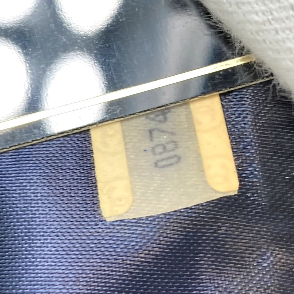 Chanel Blue Leather Shoulder Bag
