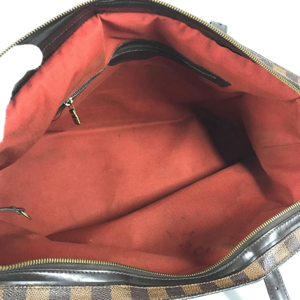 Louis Vuitton Brown Damier Canvas Shoulder Bag Tote Bag