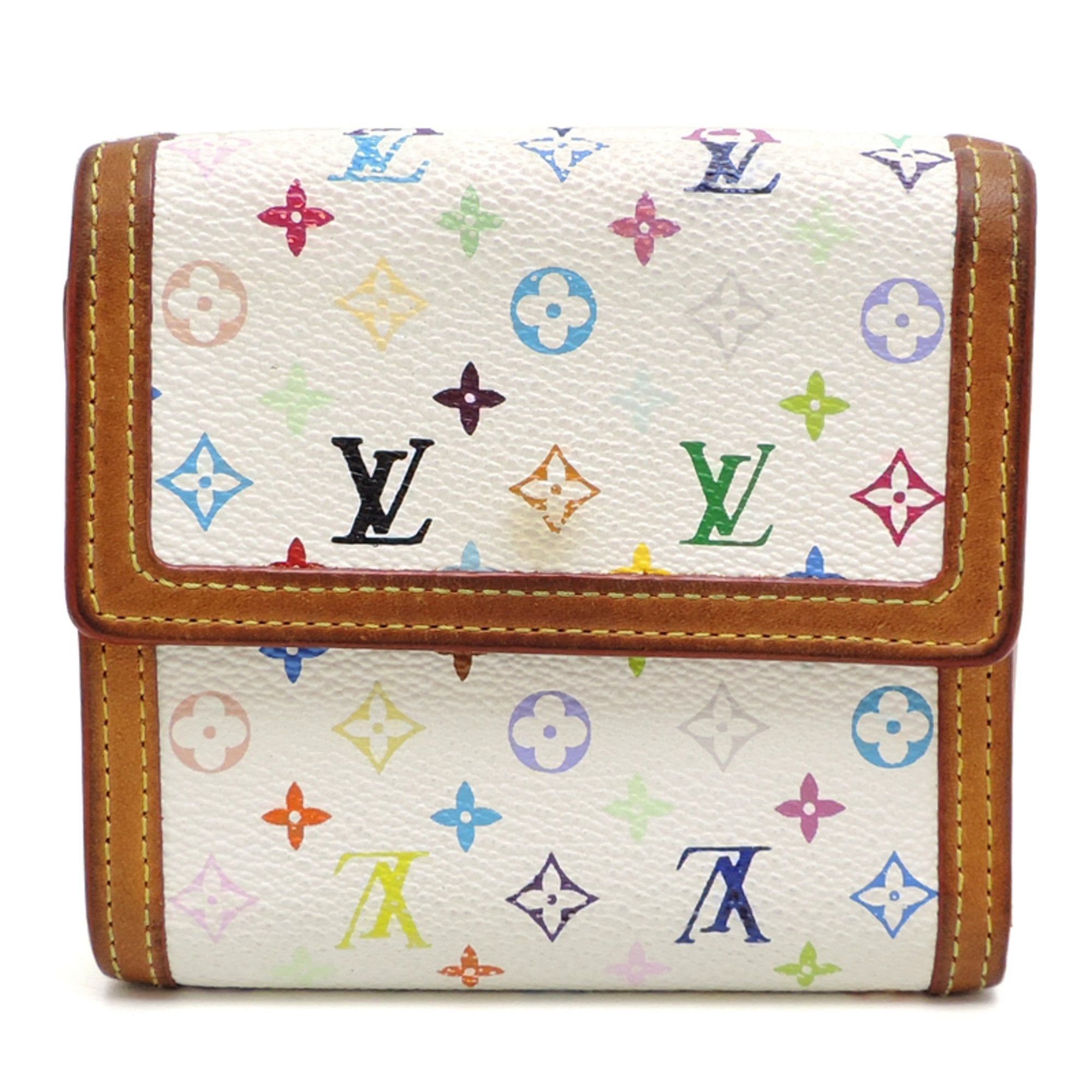Louis Vuitton Monogram Multicolore Blanc Multi-Color Monogram Multicolore Wallet