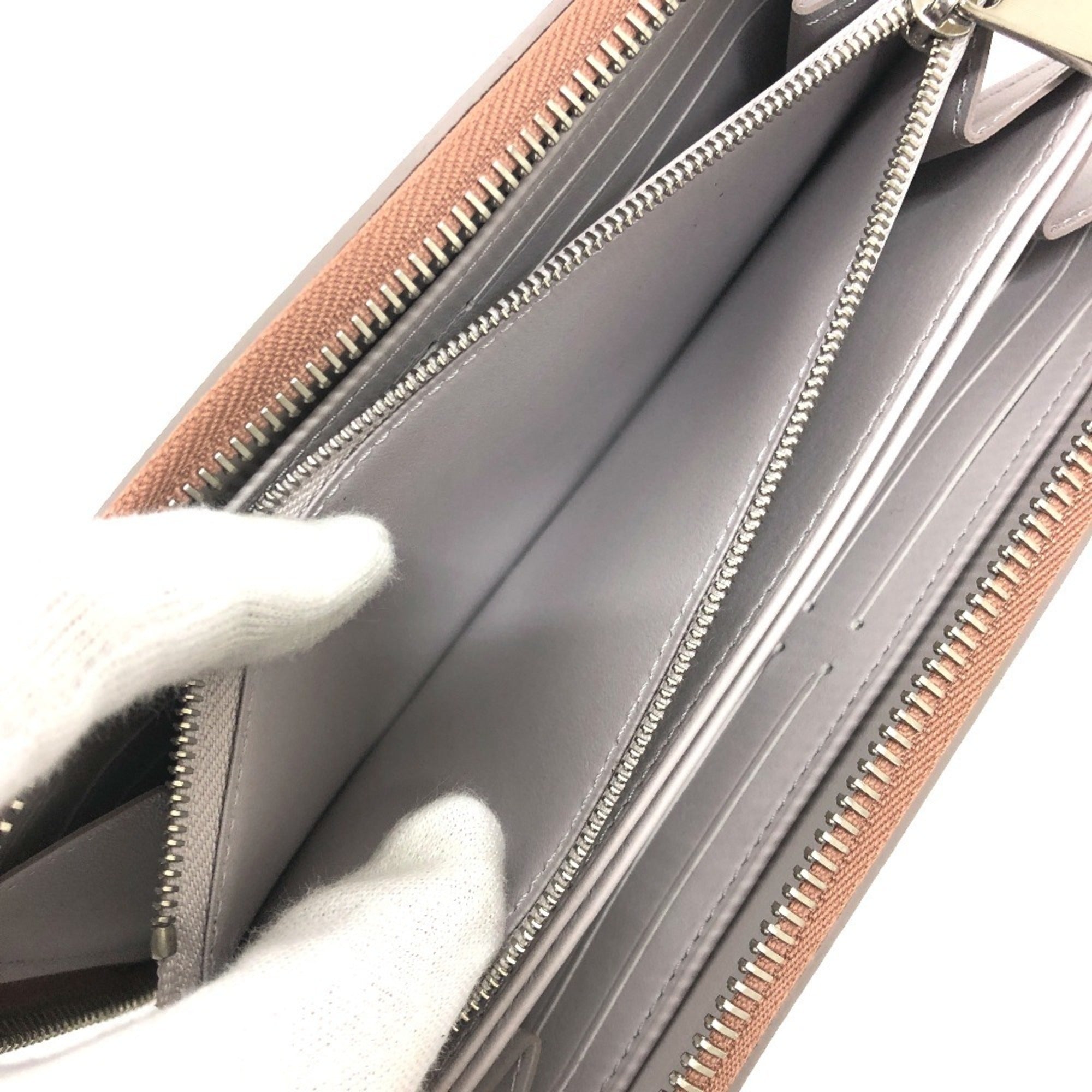 Louis Vuitton Mahina Pink Mahina Leather Long Wallet
