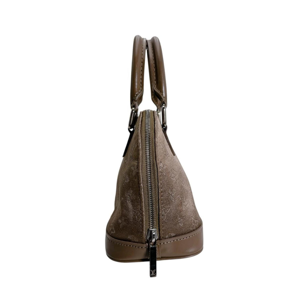 Louis Vuitton Beige Monogram Satin Pouch