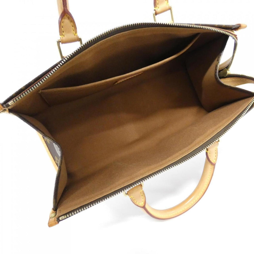 Louis Vuitton Brown Coated Canvas Handbag