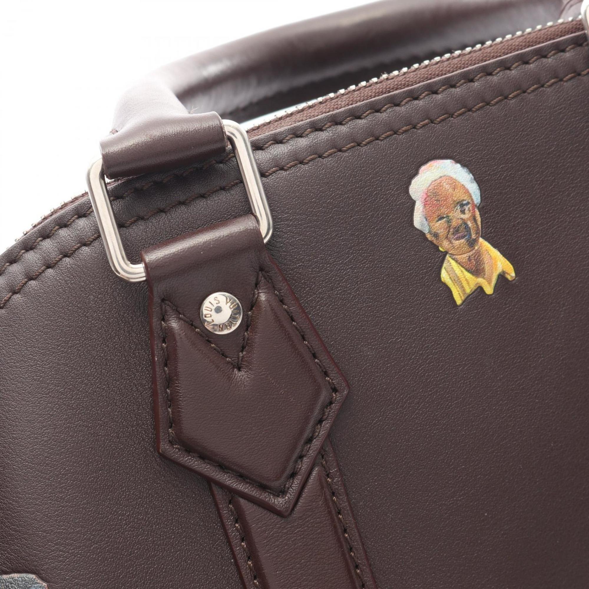 Louis Vuitton Brown Multi-Color Leather Handbag
