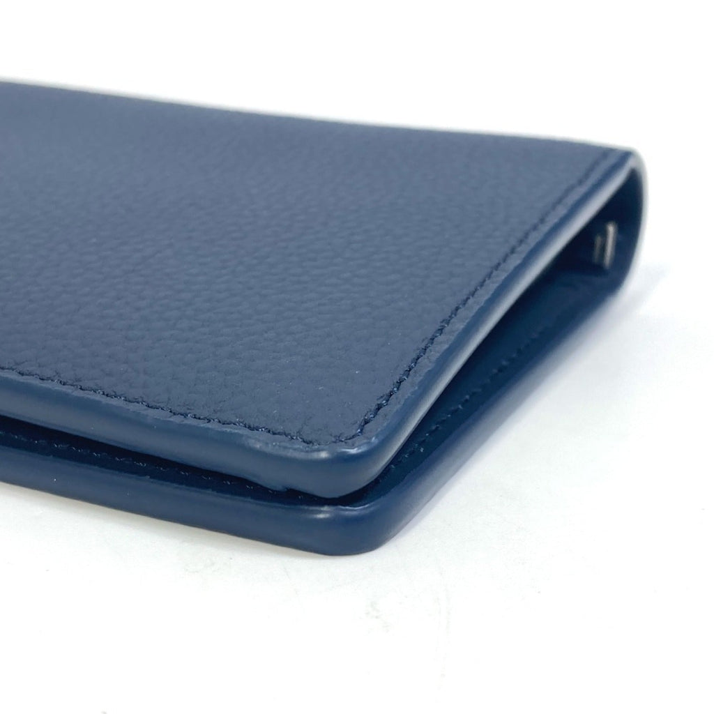 Louis Vuitton Navy Leather Long Wallet