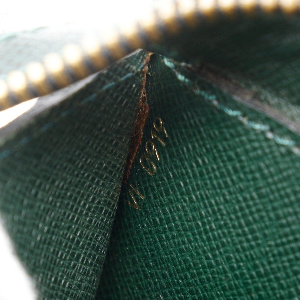 Louis Vuitton Episea Green Taiga Leather Briefcase