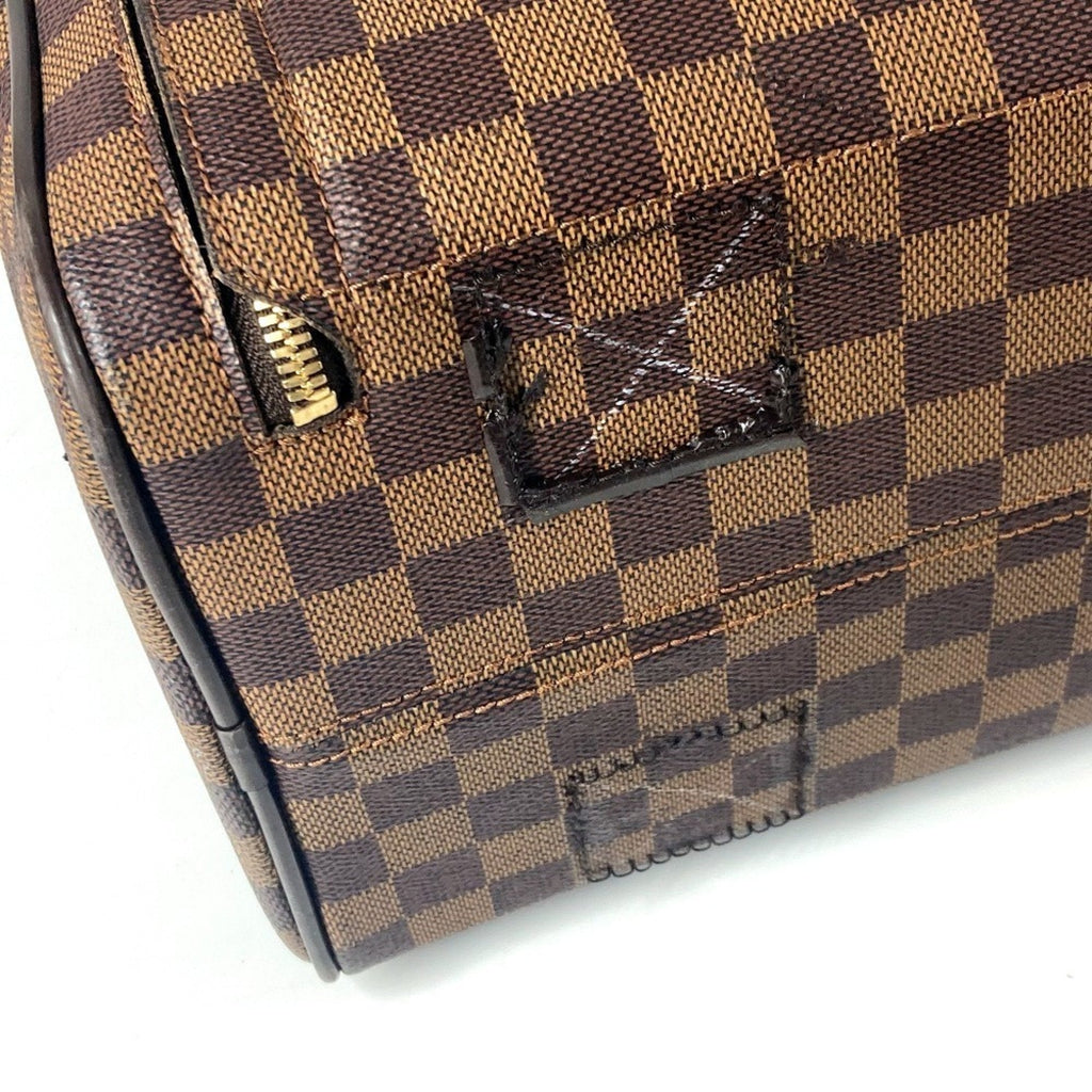 Louis Vuitton Brown Damier Canvas Ebene Damier Canvas Boston Bag