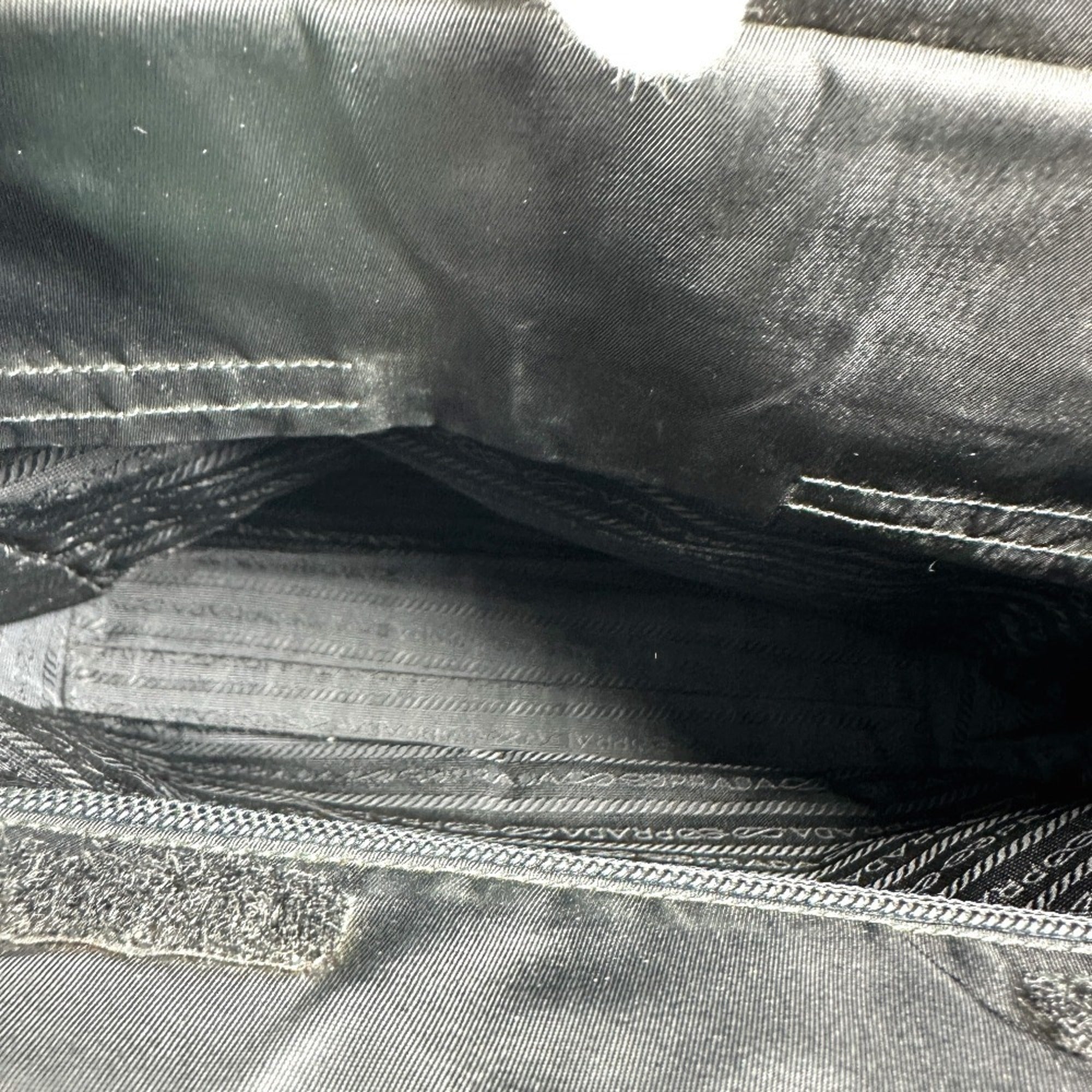 Prada Black Nylon Handbag Tote Bag