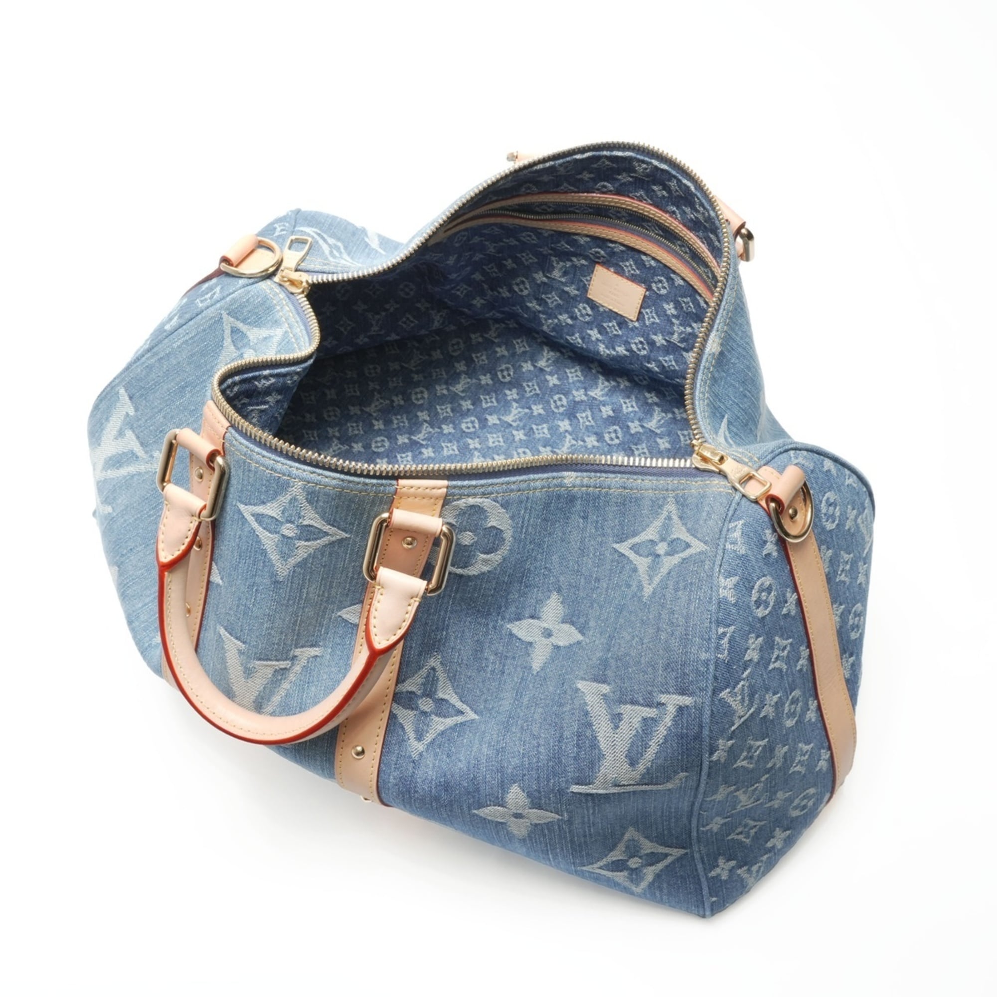 Louis Vuitton Navy Boston Bag
