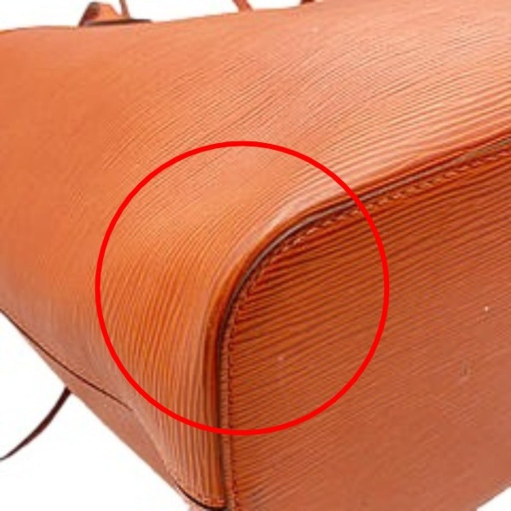 Louis Vuitton Orange Epi Leather Tote Bag