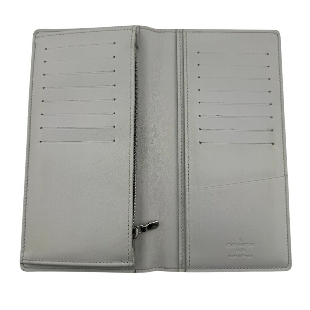 Louis Vuitton White Damier Infini Leather Long Wallet