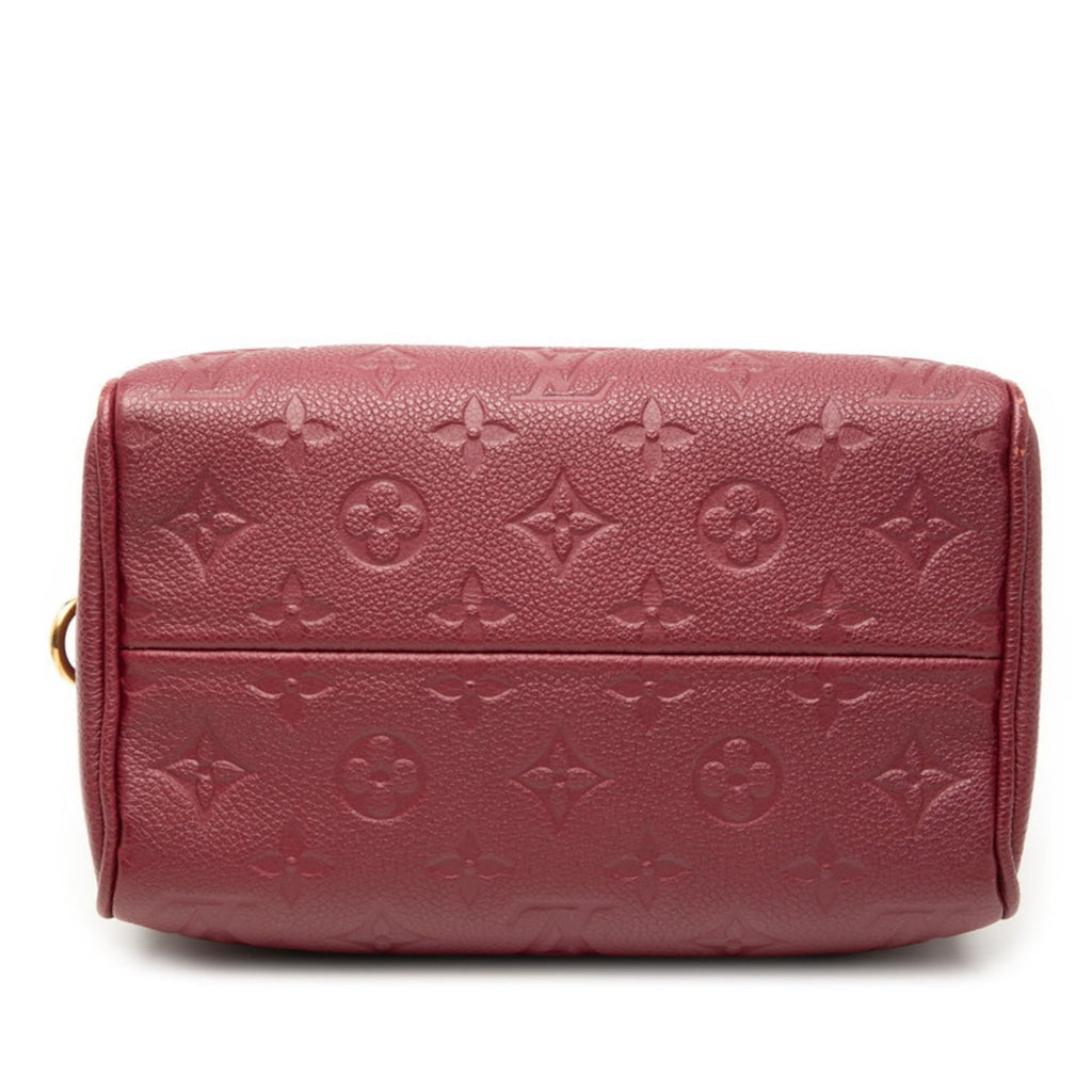 Louis Vuitton Bordeaux Red Color Wine Leather Shoulder Bag