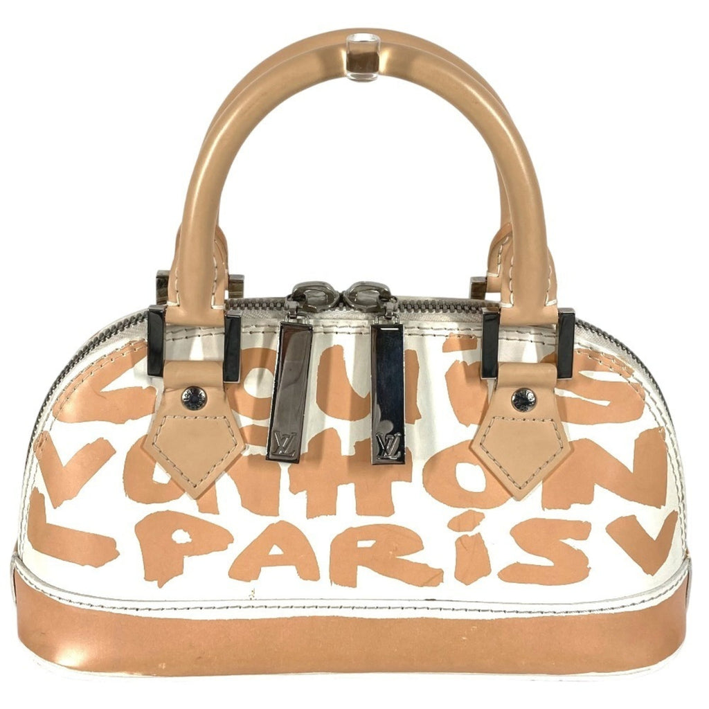 Louis Vuitton Monogram Graffiti Beige White Monogram Graffiti Handbag