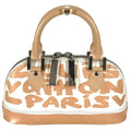 Louis Vuitton Monogram Graffiti Beige White Monogram Graffiti Handbag
