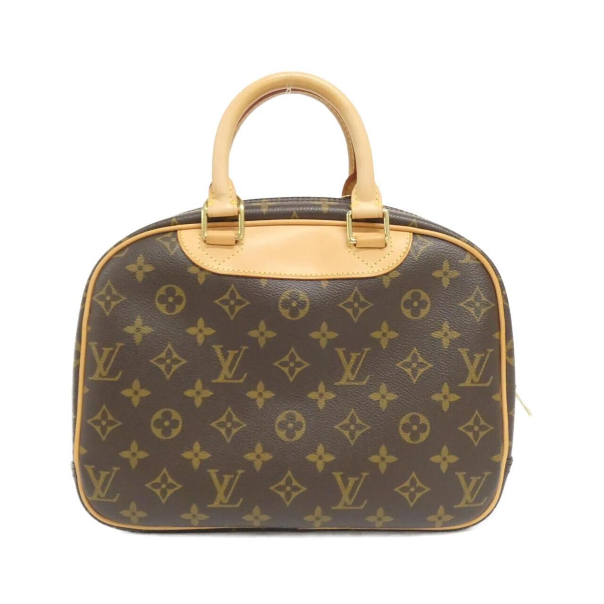 Louis Vuitton Brown Coated Canvas Handbag