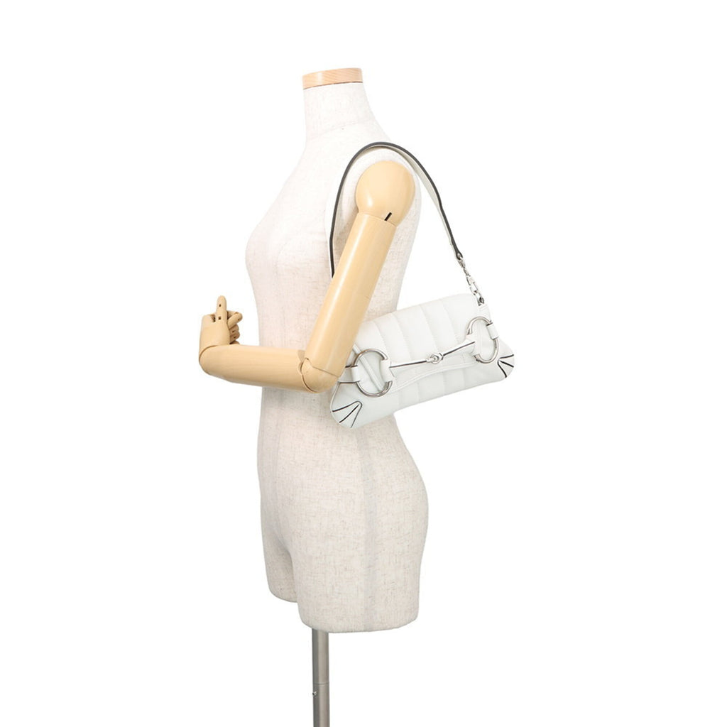 Gucci White Leather Handbag (Pre-Owned)