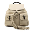 Gucci Ivory White Leather Backpack (Pre-Owned)