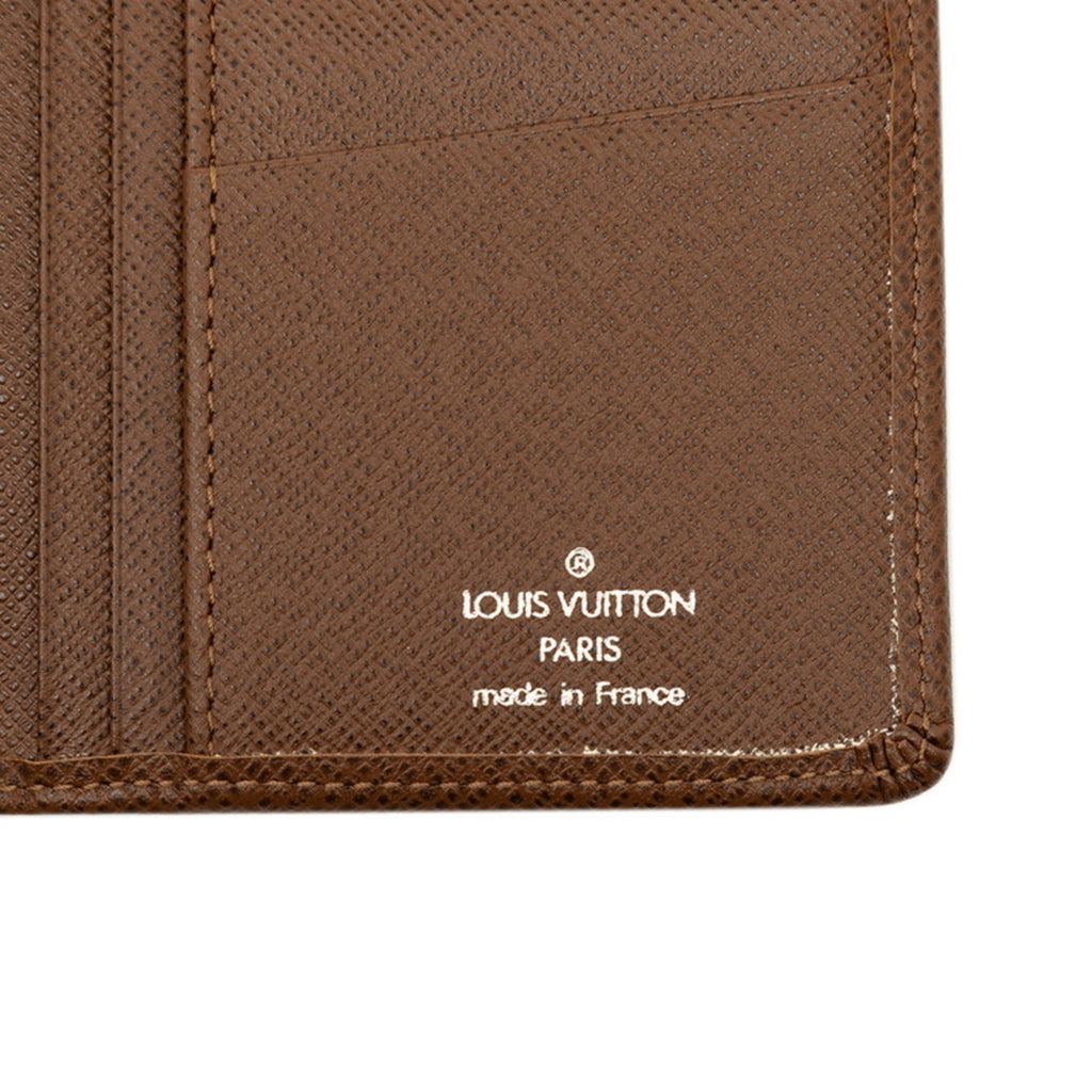 Louis Vuitton Brown Leather Long Wallet