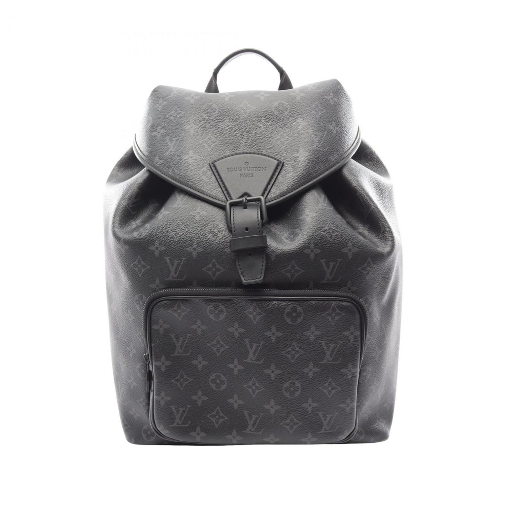 Louis Vuitton Black Monogram Eclipse Coated Canvas Leather Backpack