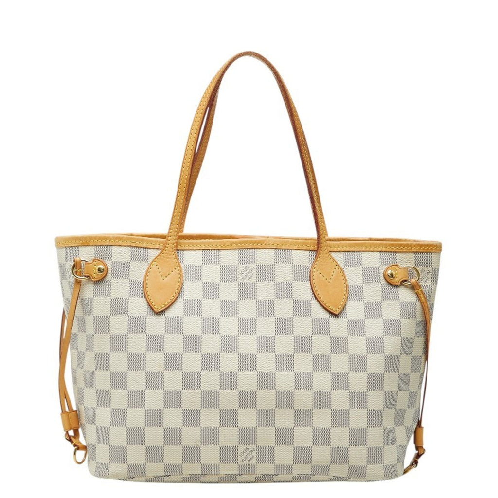 Louis Vuitton White Pvc Leather Tote Bag