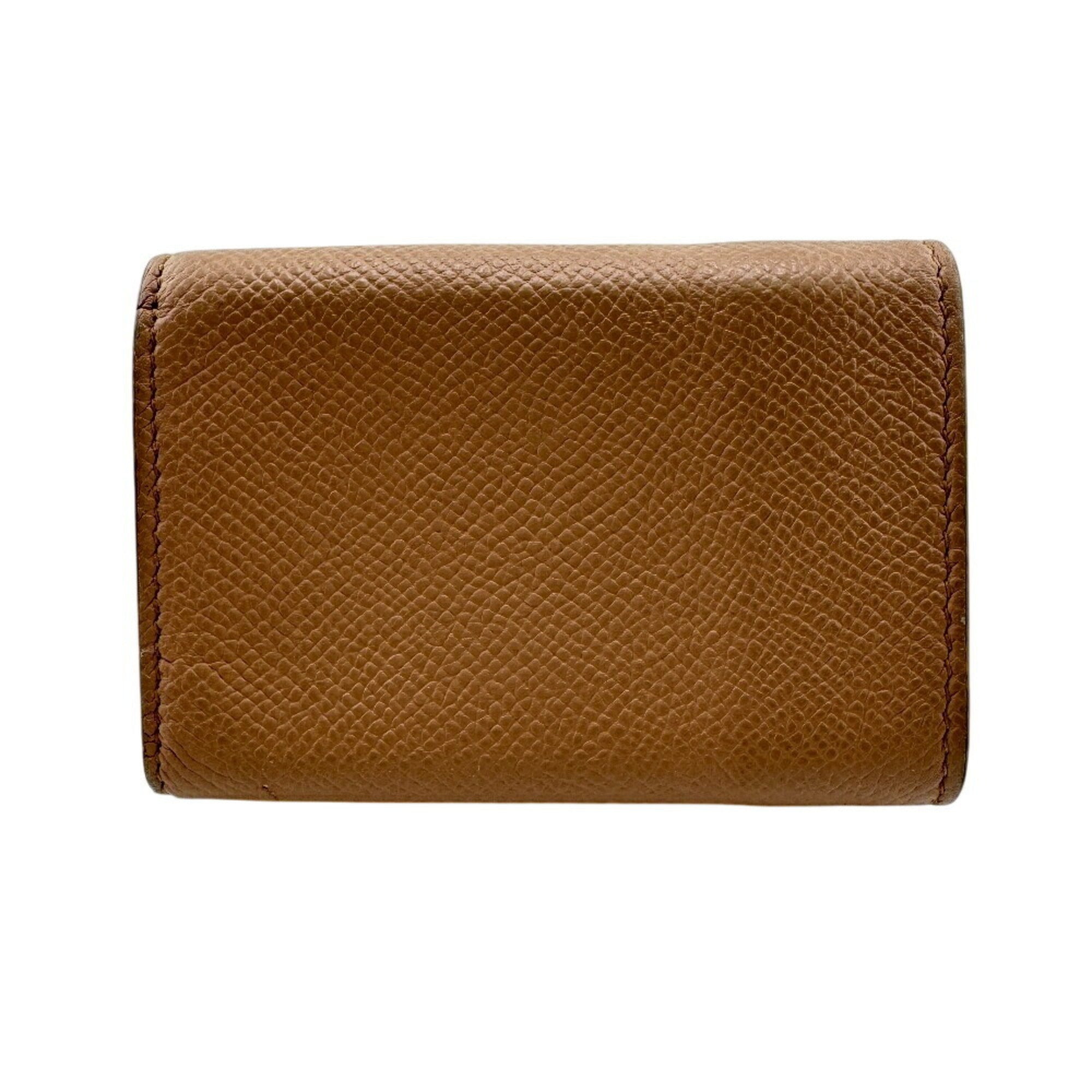 Balenciaga Beige Leather Wallet (Tri-Fold)